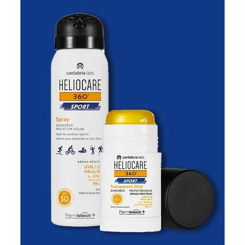 Heliocare 360º Sport Transparent Stick SPF50