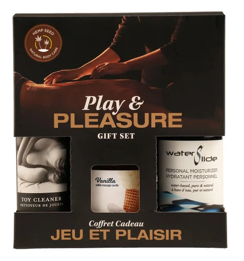 Hemp Seed Play and Pleasure Gift Set by Earthly Body