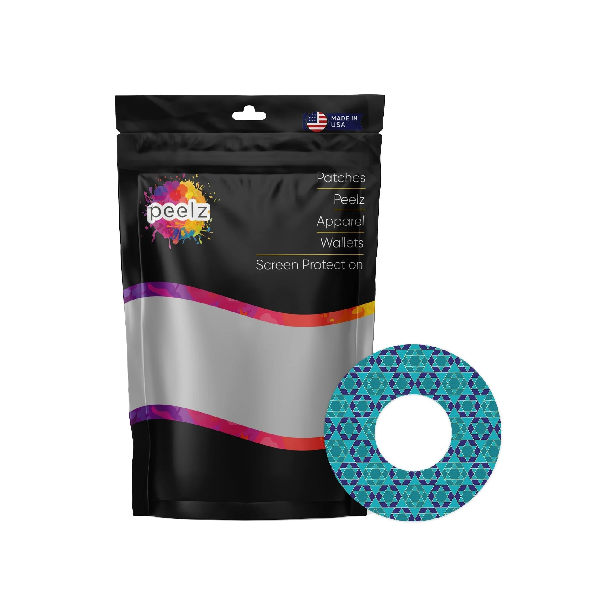 Holiday Stars PatchTape Designed for the FreeStyle Libre 2