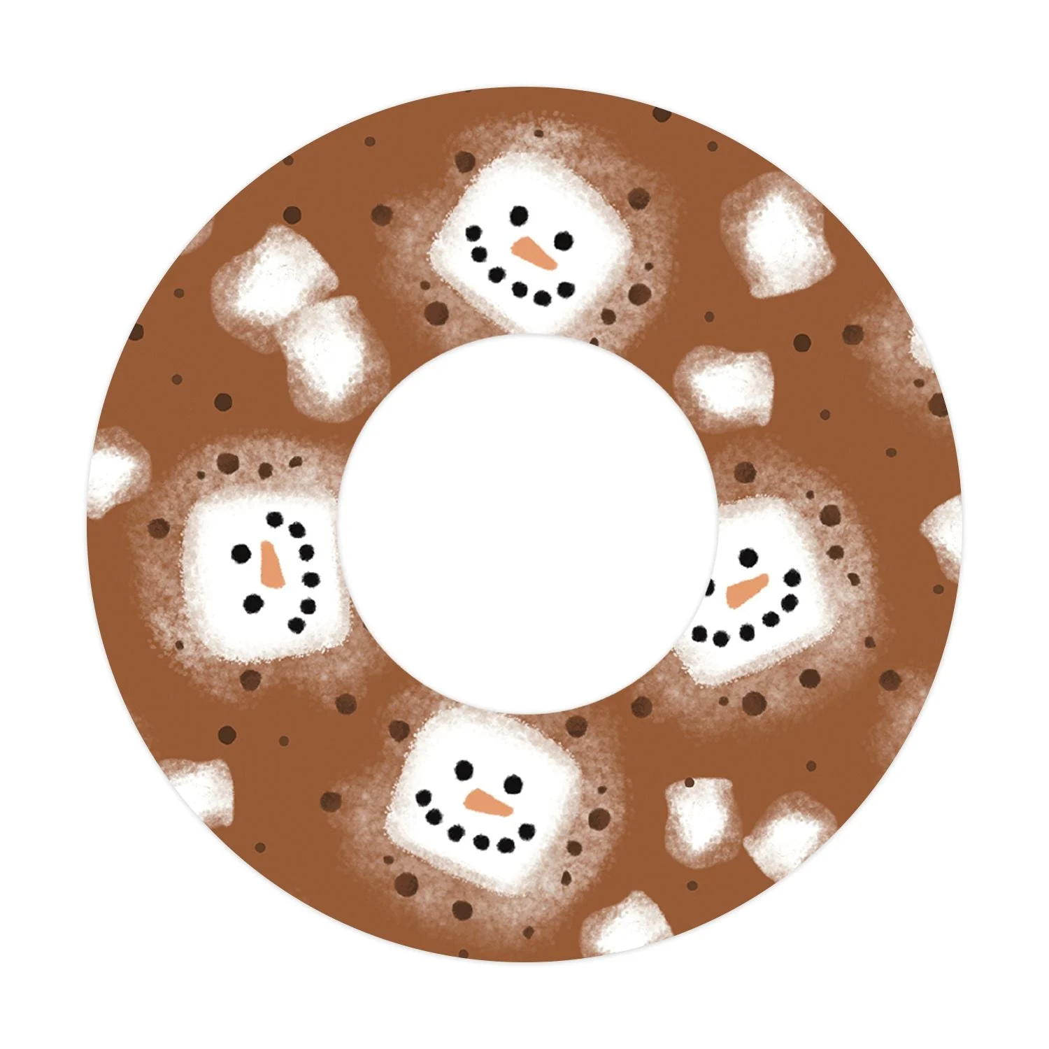 Hot Cocoa PatchTape Designed for the FreeStyle Libre 2