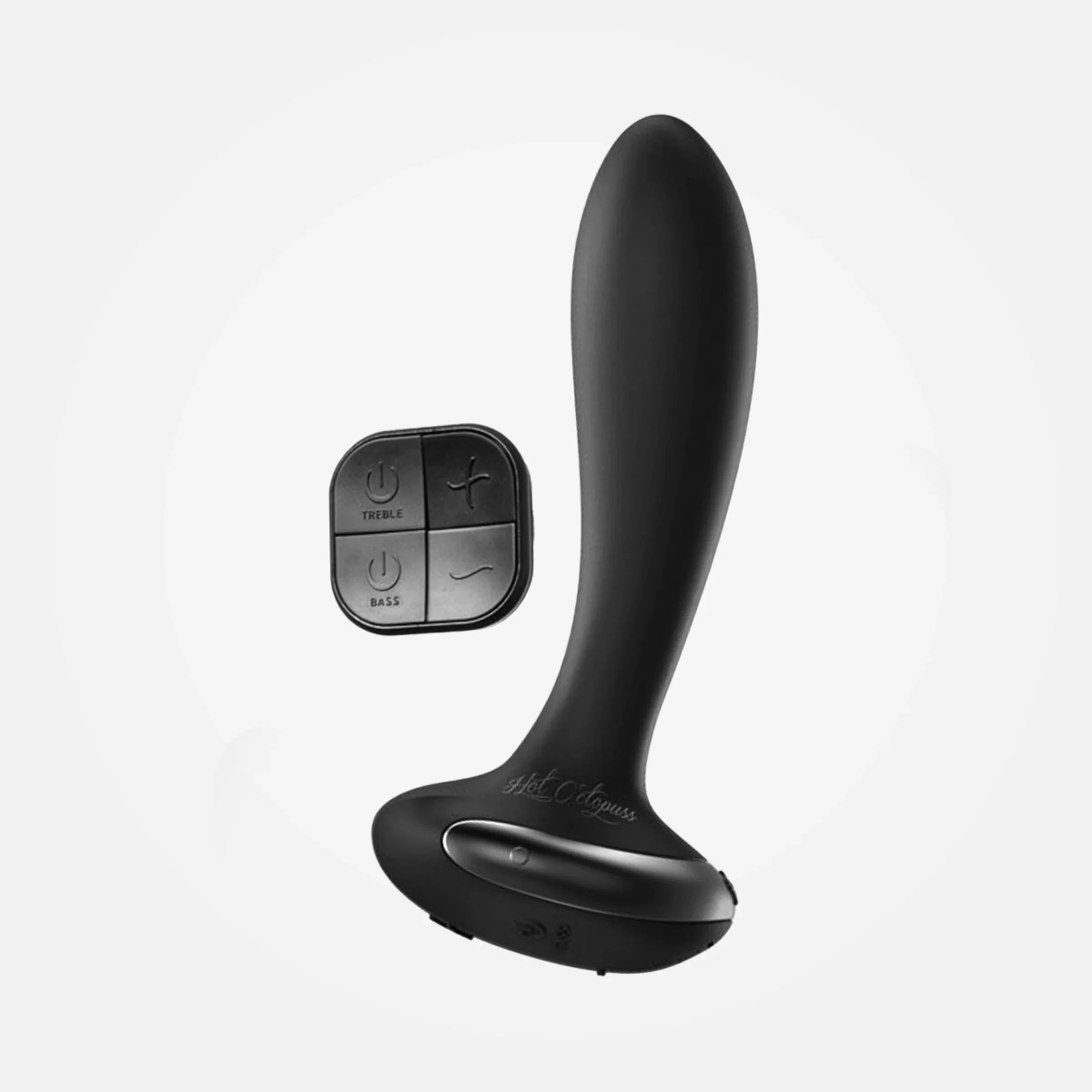 Hot Octopuss Plex With Flex Flexible Vibrating Plug Black