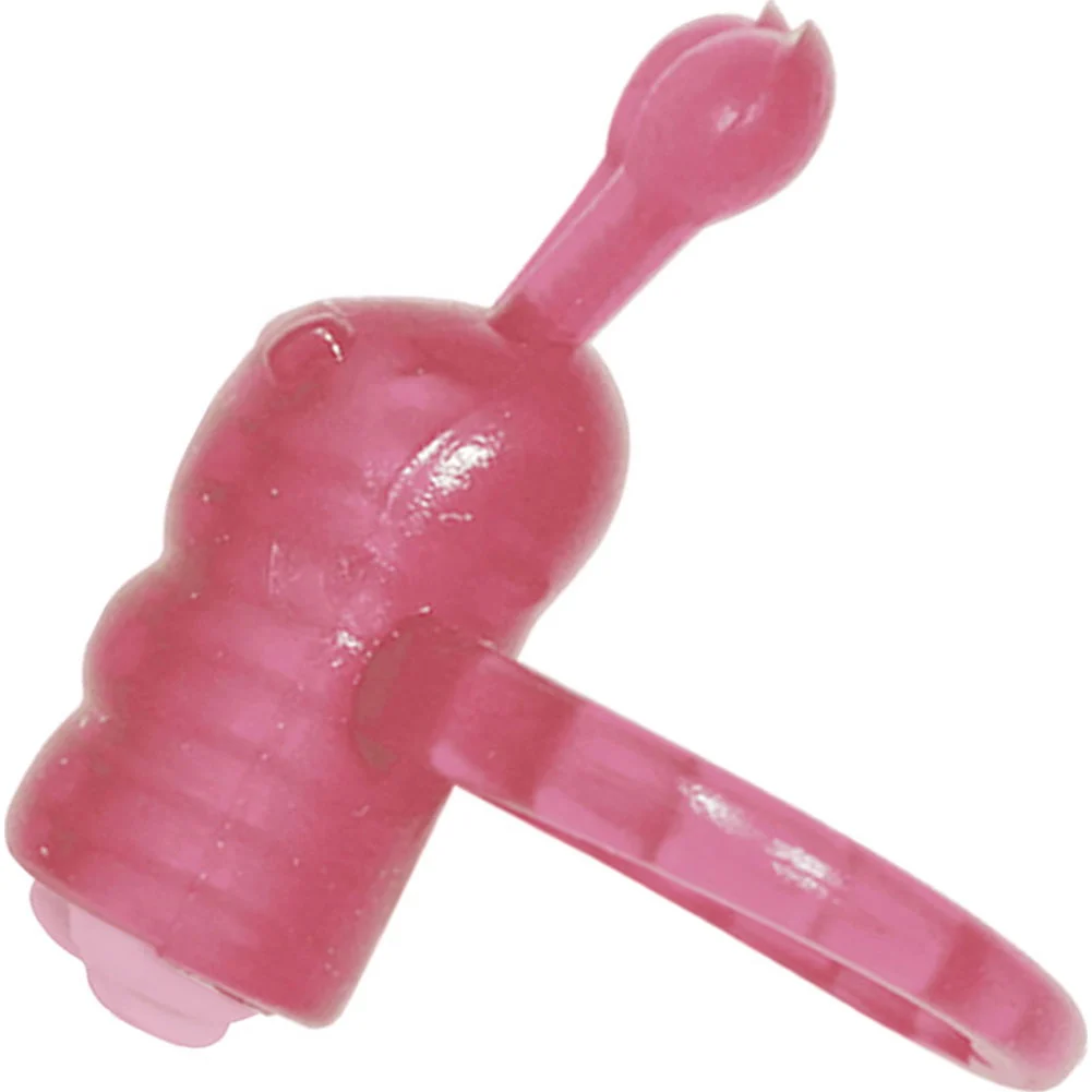Hott Products Coochy Caterpillar Vibro Ring, Magenta