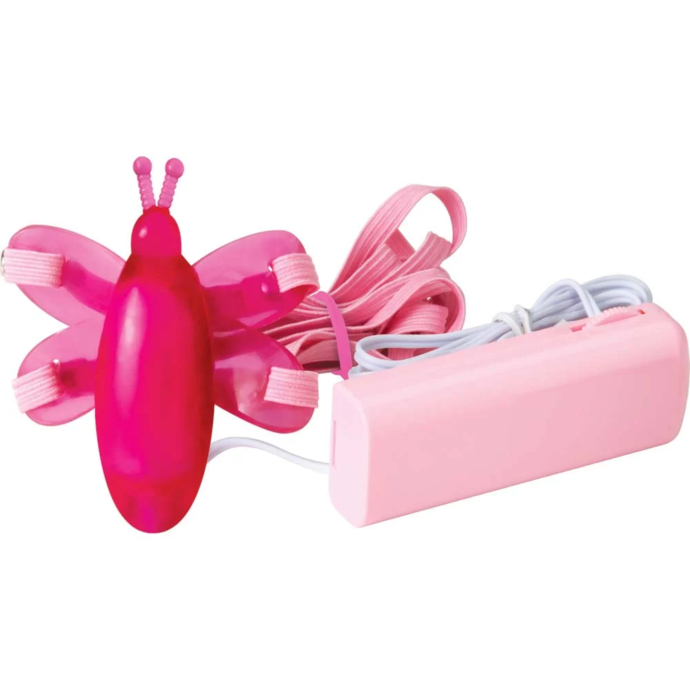 Hott Products Dragonfly Fantasy Erotic Massager with Adjustable Straps