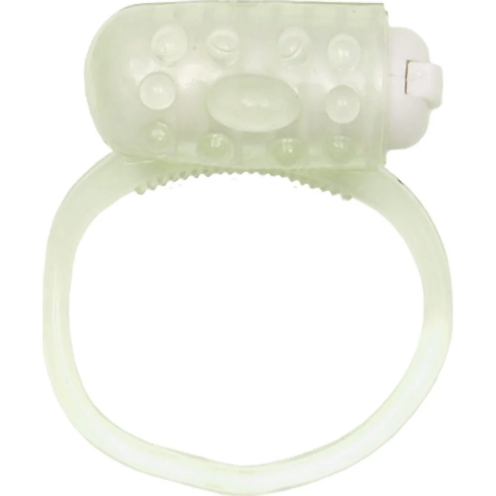 Humm Dinger Stimulator Glow-in-the-Dark Vibrating Penis Ring