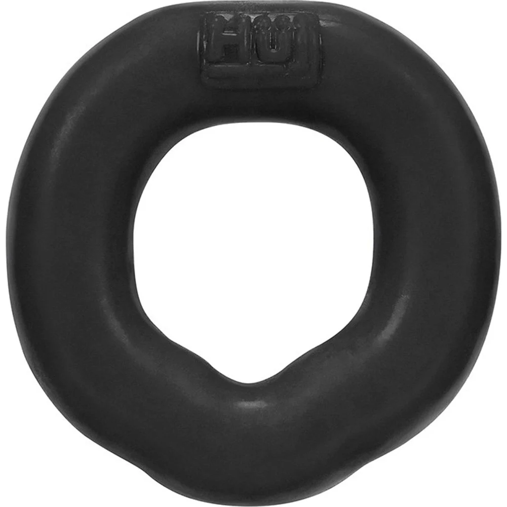 Hunkyjunk FIT Ergonomic Silicone Penis Ring, 2.25", Tar