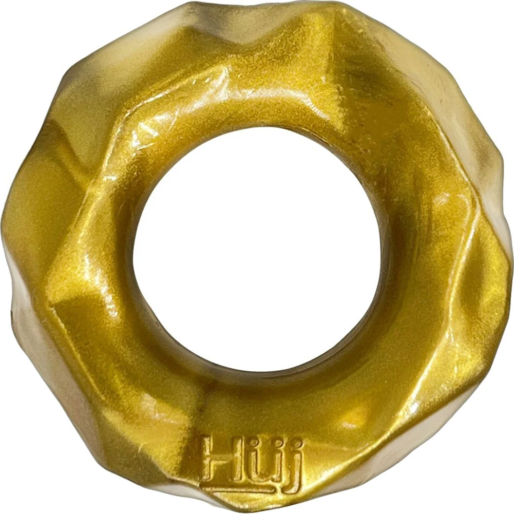 HunkyJunk Fractal Tactile Penis Ring, 2", Bronze