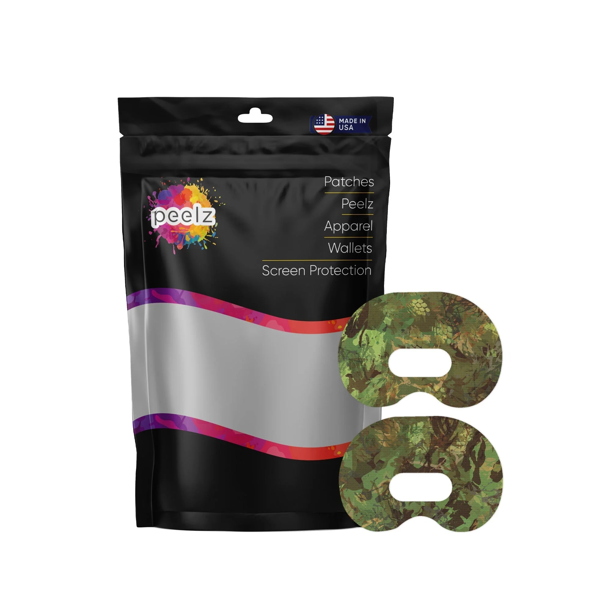 Hunting Camo Medtronic Guardian Connect Patch Tape - Pump Peelz