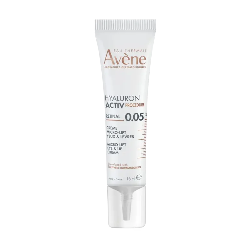 Hyaluron Activ Micro-Lift Eye & Lip Cream l 0.05% Retinal 3x more active than Retinol 15mL