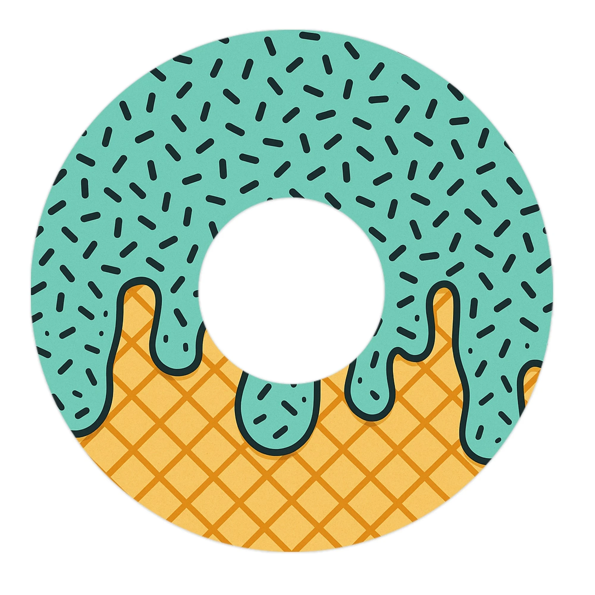 Ice Cream Social FreeStyle Libre 3 Plus & LingoPatch Tape - Pump Peelz