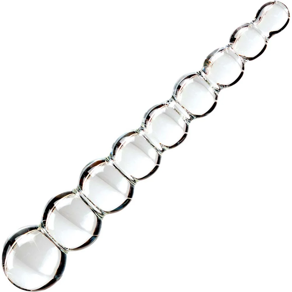 Icicles No 2 Glass Graduated Dong, 8.5", Clear