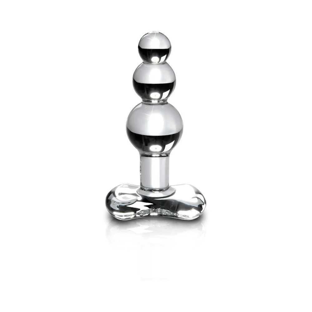 Icicles No. 47 Beaded Glass Anal Plug Clear
