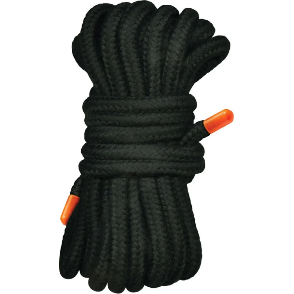 Icon Brands Orange Is the New Black Tie Me Ups, 16 ft, Black