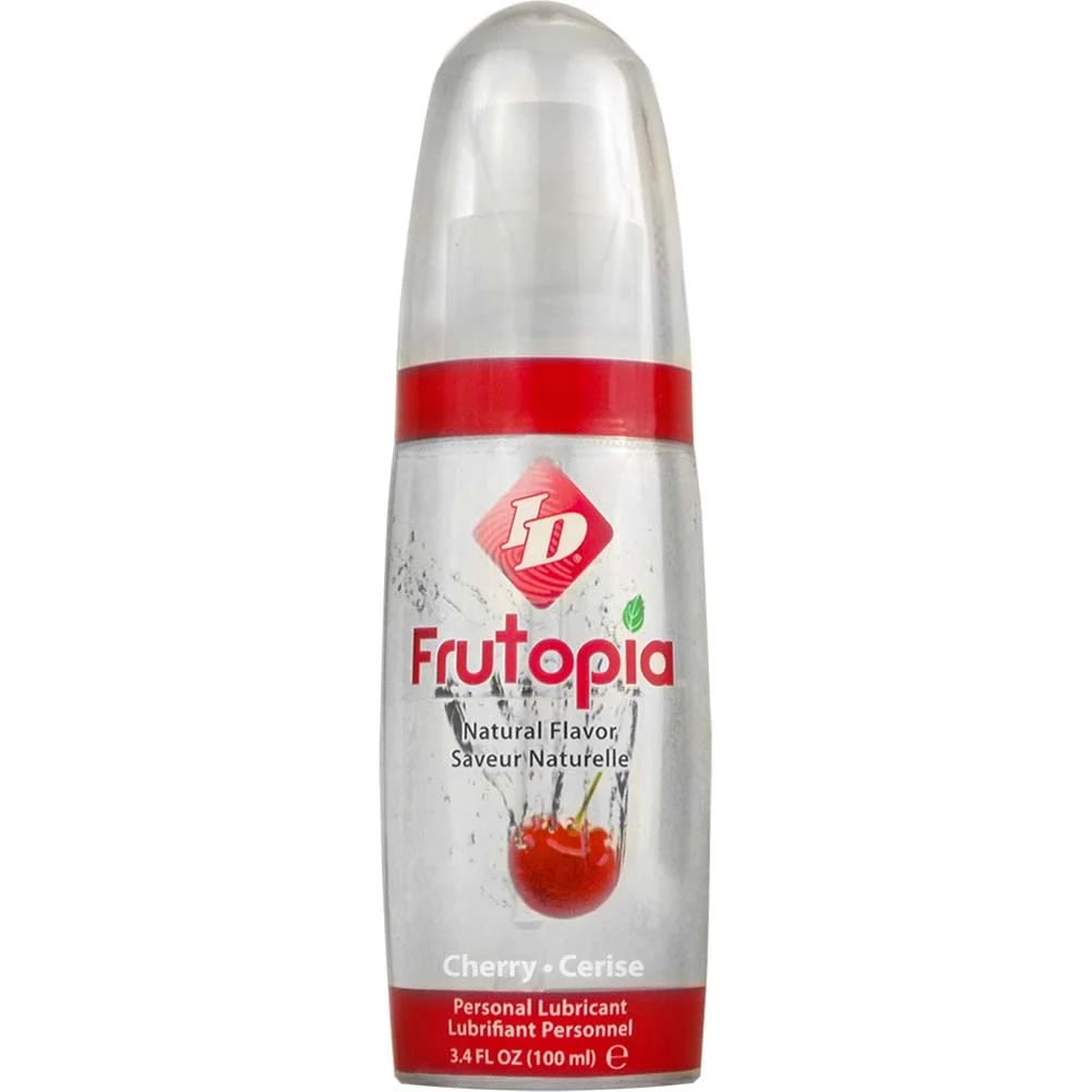 ID Frutopia Naturally Flavored Personal Lubricant, 3.4 fl.oz (100 mL), Cherry