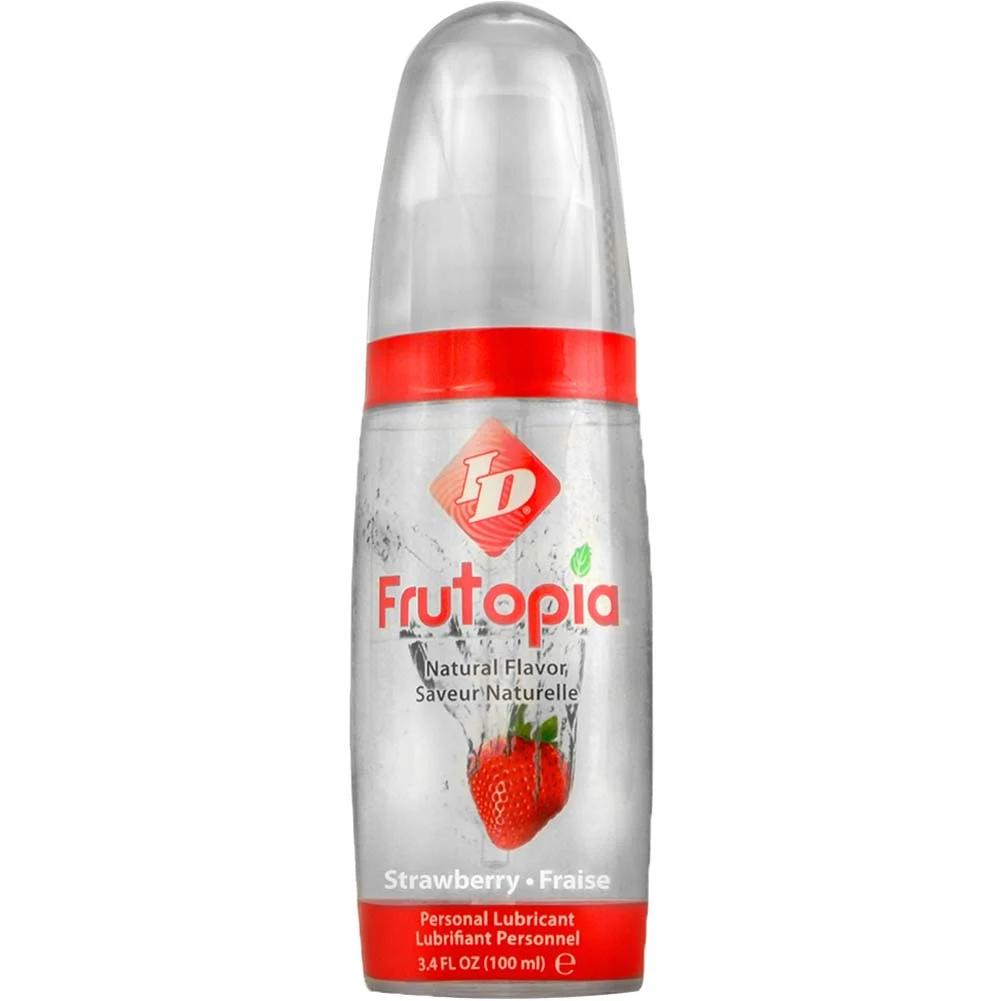 ID Frutopia Naturally Flavored Personal Lubricant, 3.4 fl.oz (100 mL), Strawberry