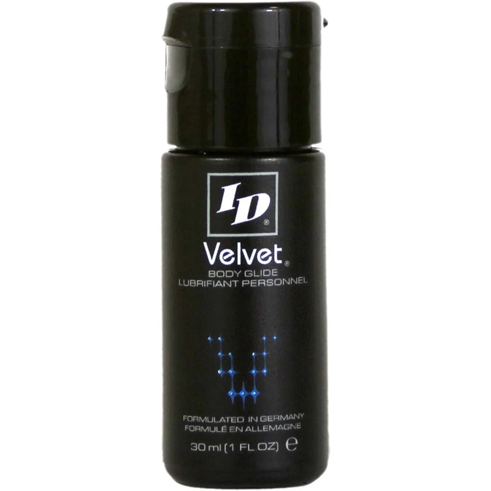 ID Velvet Body Glide Silicone-Based Personal Lubricant, 1 fl.oz (30 mL)