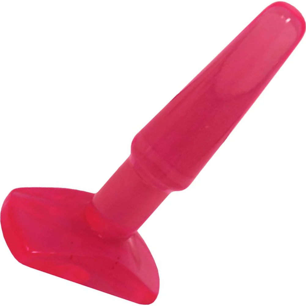 Ignite BumPlug Jelly Butt Plug, 4.75", Red