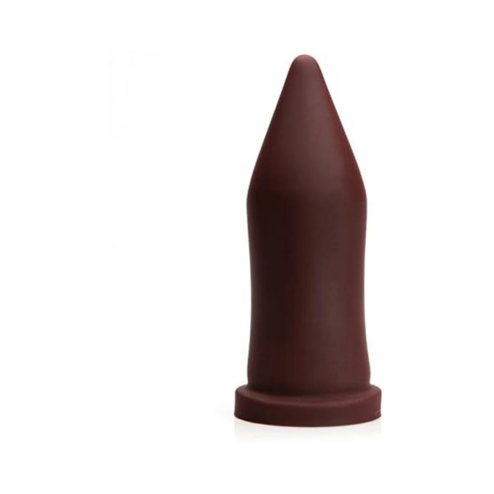 Inner Band Trainer Firm Dildo Large Garnet Brown