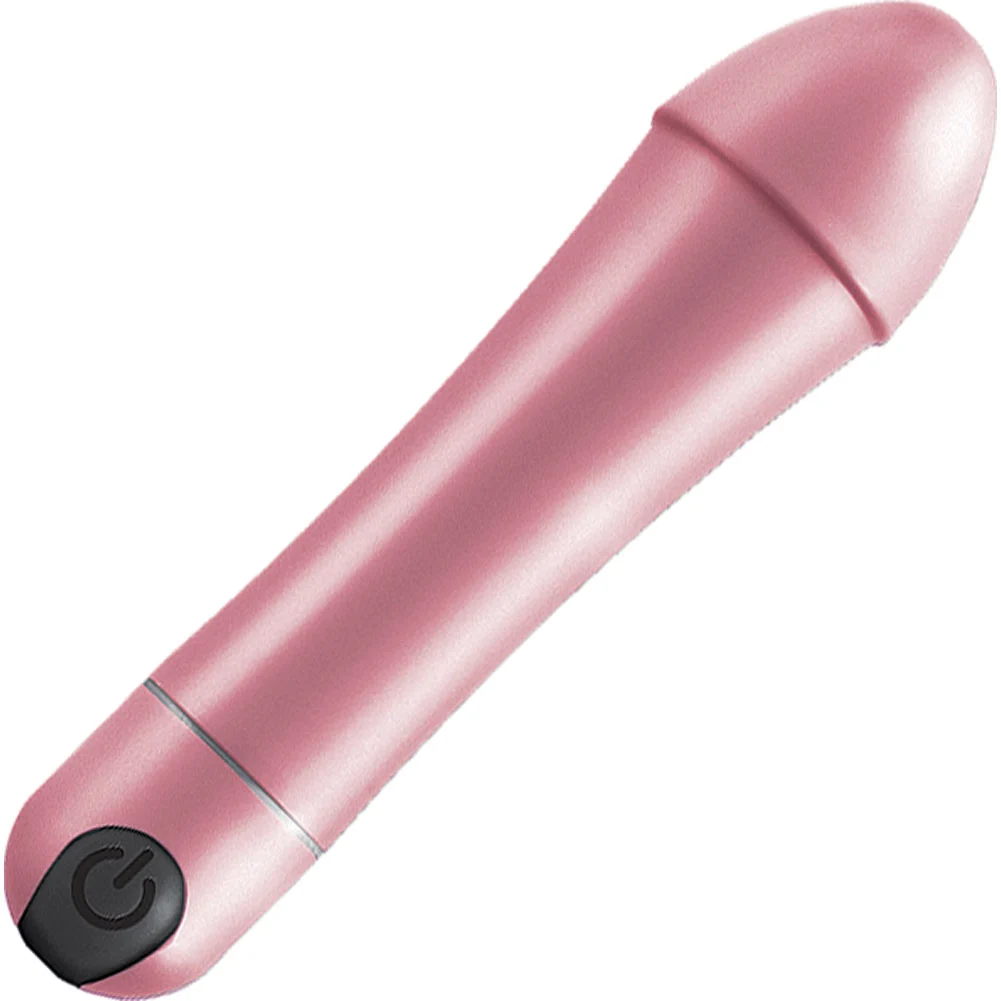 Intense Icon Rechargeable Aluminum Vibrator, 4", Copper