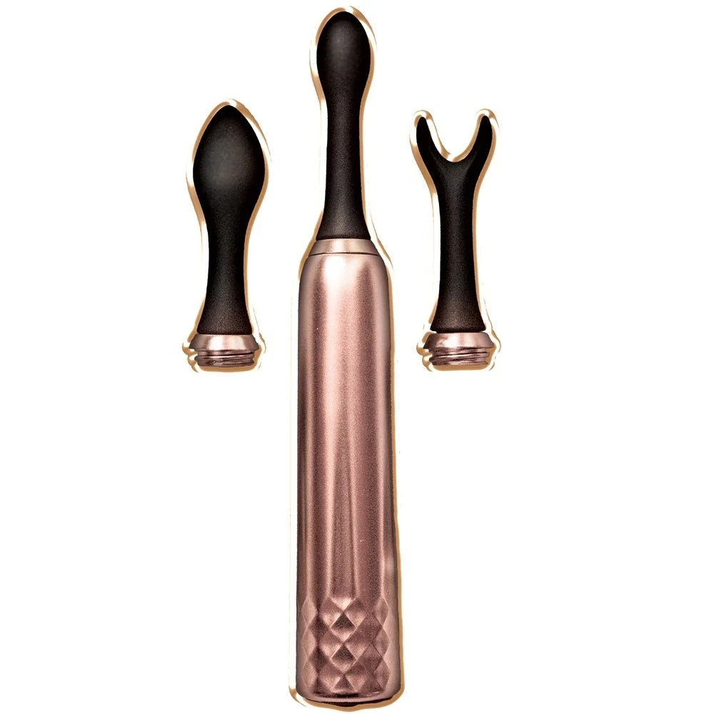Intense Triple Tip Massager - Rose Gold