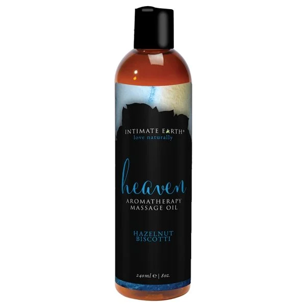 Intimate Earth Heaven Hazelnut Biscotti Massage Oil 8oz