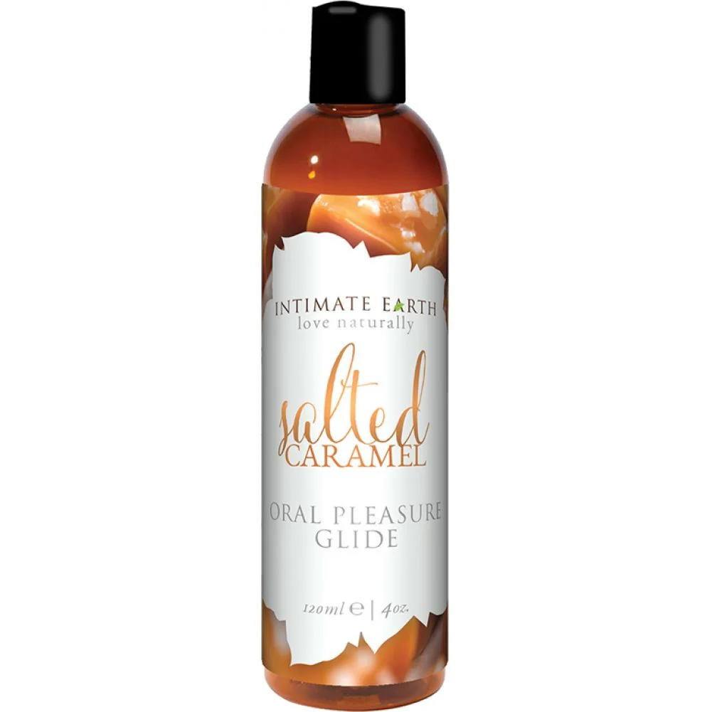 Intimate Earth Oral Pleasure Glide, 4 fl.oz (120 mL), Salted Caramel