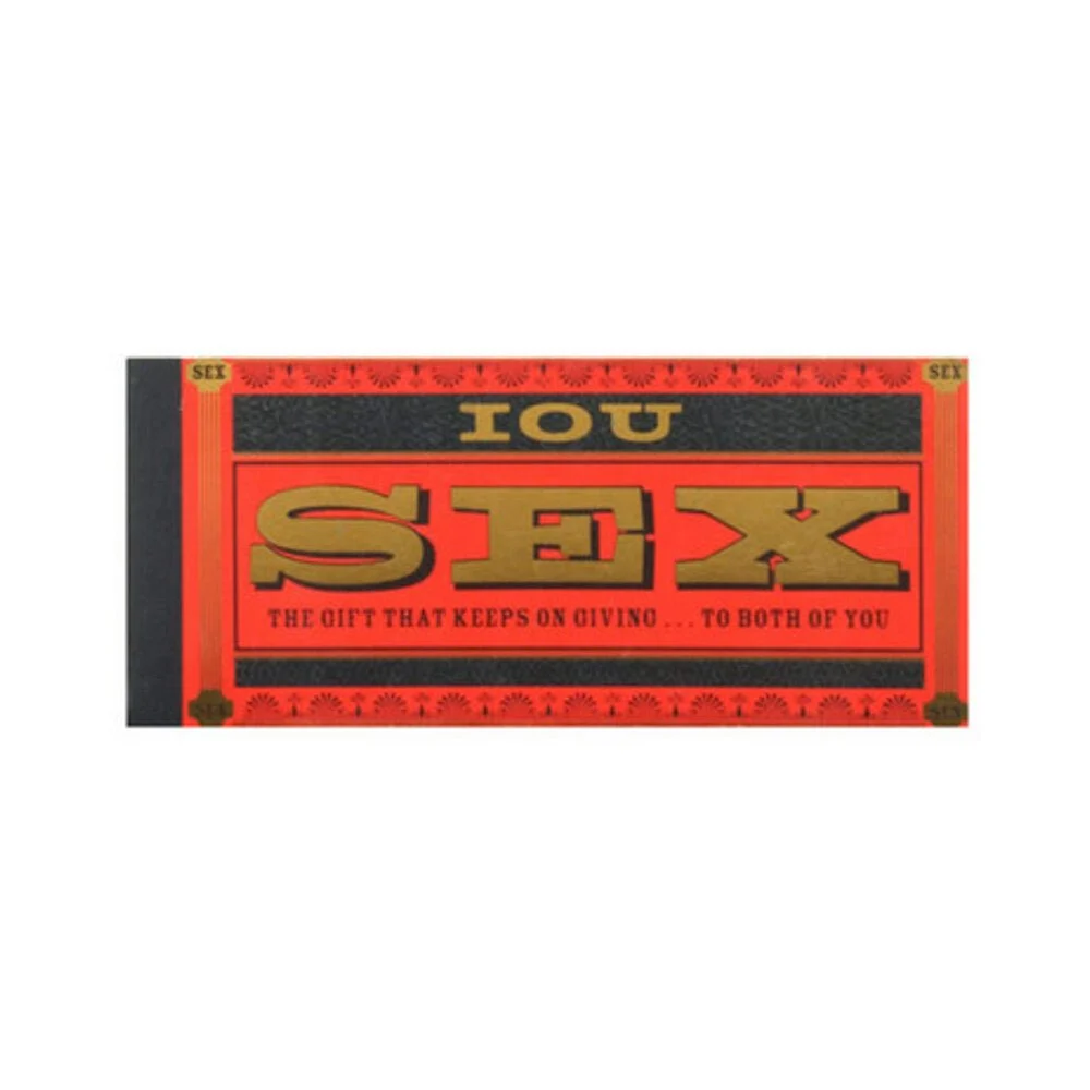 Iou Sex Gift Coupons