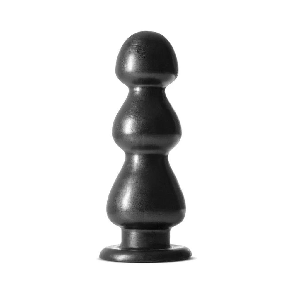 Jet Fierce Carbon Metallic Butt Plug, Black