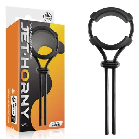 JET HORNY ADJUSTABLE COCK LASSO RING