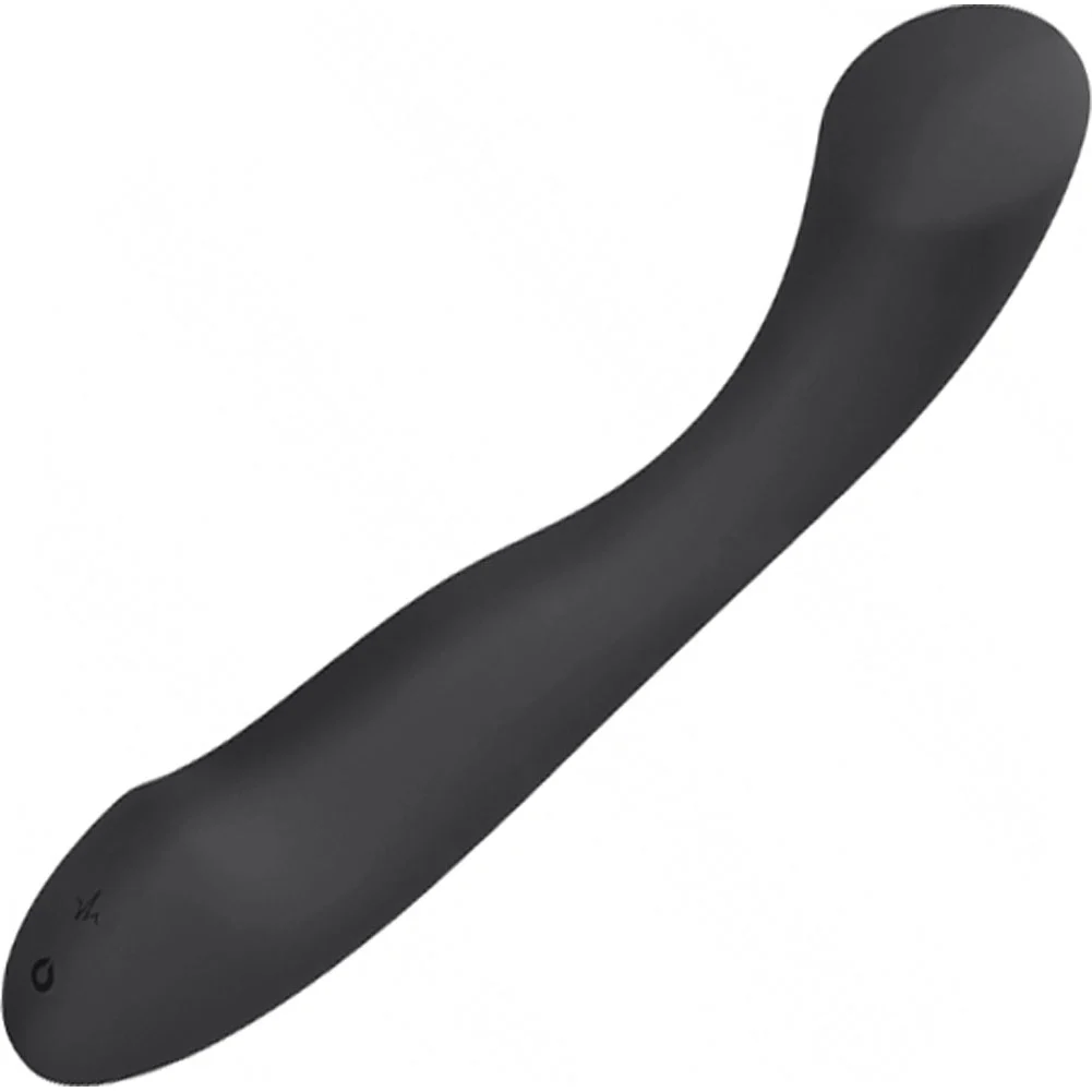 Jil Bella Silicone Rechargeable Vibrator, 8", Black