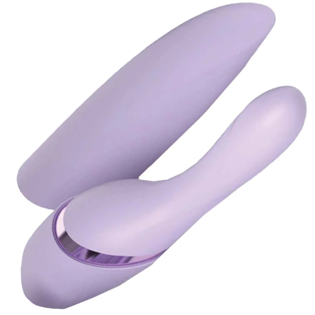 JimmyJane Hello Bang Rechargeable Thrusting Vibrator, 10.2", Lavender