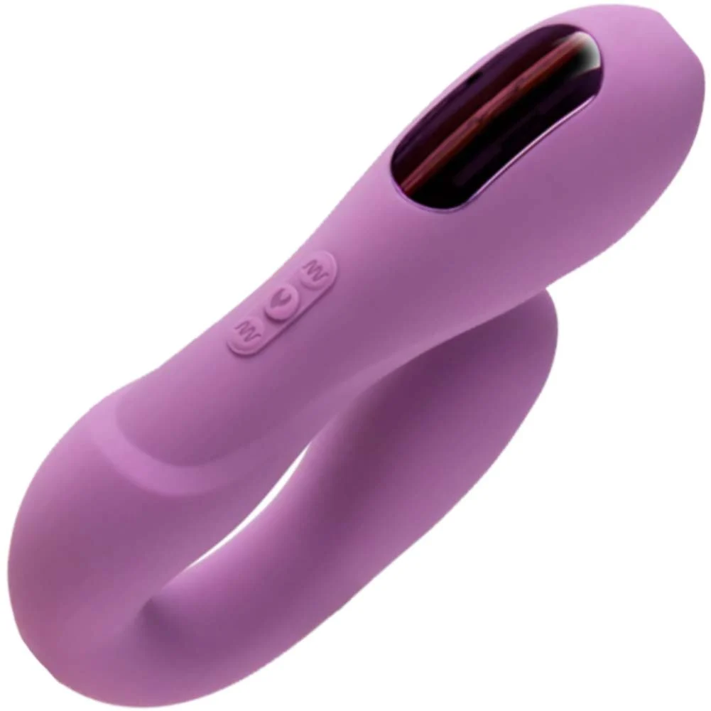 JimmyJane Reflexx Rabbit 1 Rechargeable Silicone Vibrator, 6.75", Purple