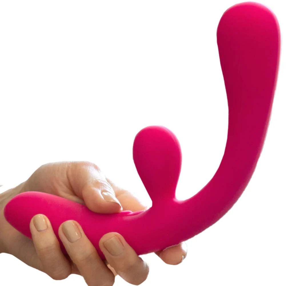 JimmyJaneReflexx Rabbit 3 Rechargeable Silicone Vibrator, 9", Pink