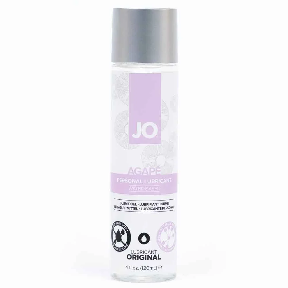 JO Agape Water Based Personal Lubricant, 4 fl.oz (120 mL), Original