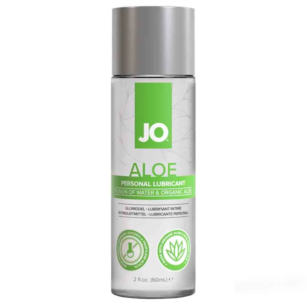 JO Aloe Premium Water Based Lubricant, 2 fl.oz (59 mL)