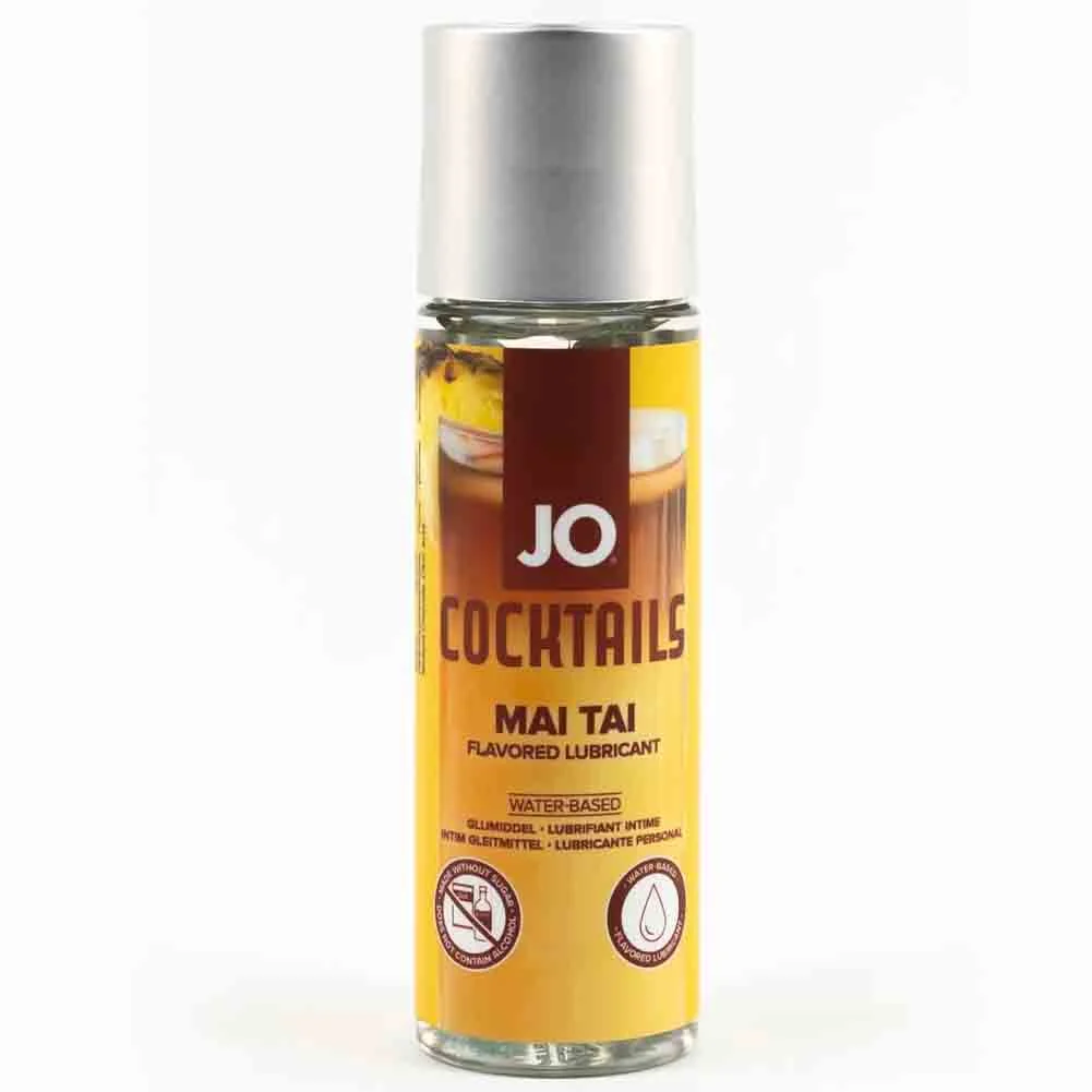 JO Cocktails Flavored Water Based Lubricant, 2 fl.oz (60 mL), Mai Tai