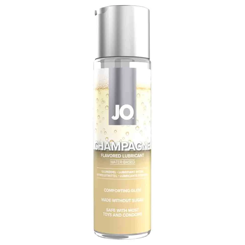 JO Flavored Water-Based Lubricant, 2 fl.oz (59 mL), Champagne