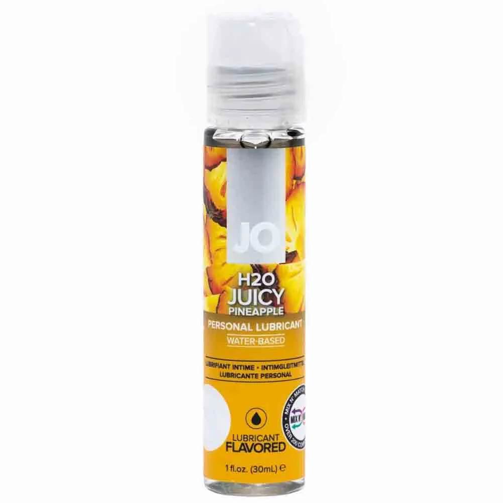 JO H2O Flavored Intimate Lubricant, 1 fl.oz (30 mL), Juicy Pineapple