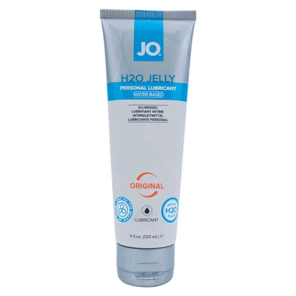 JO H2O Jelly Water Based Personal Lubricant, 4 fl.oz (120 mL), Original