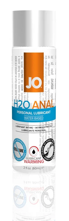 JO WarmingH2O Anal Water Based Lubricant