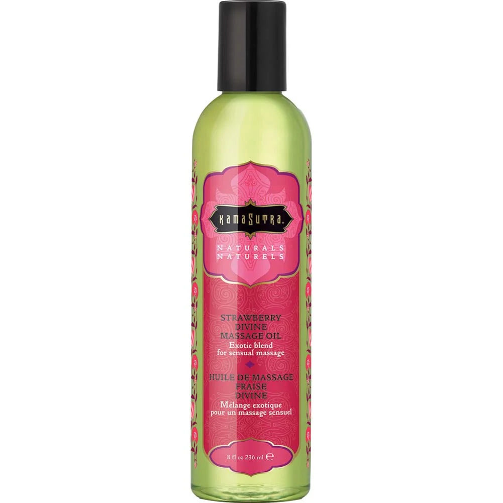 Kama Sutra Aromatic Massage Oil, 8 fl.oz (236 mL), Strawberry Divine