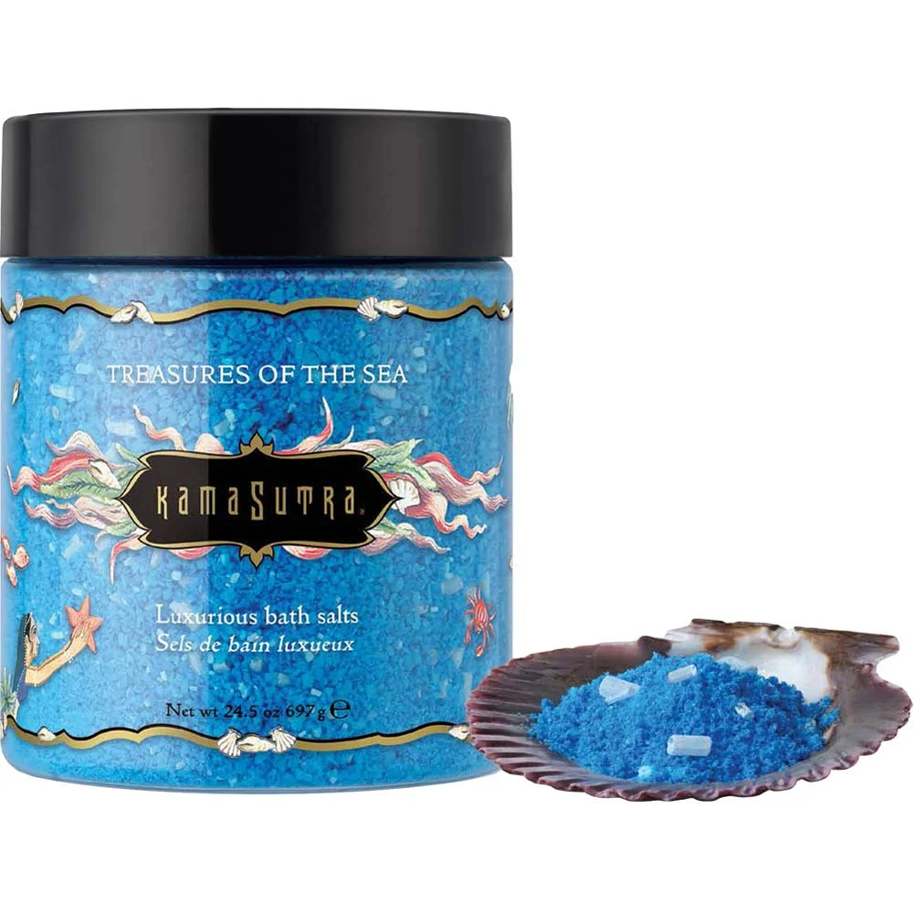Kama Sutra Bath Salts, 24.5 Ounce, Treasures of the Sea