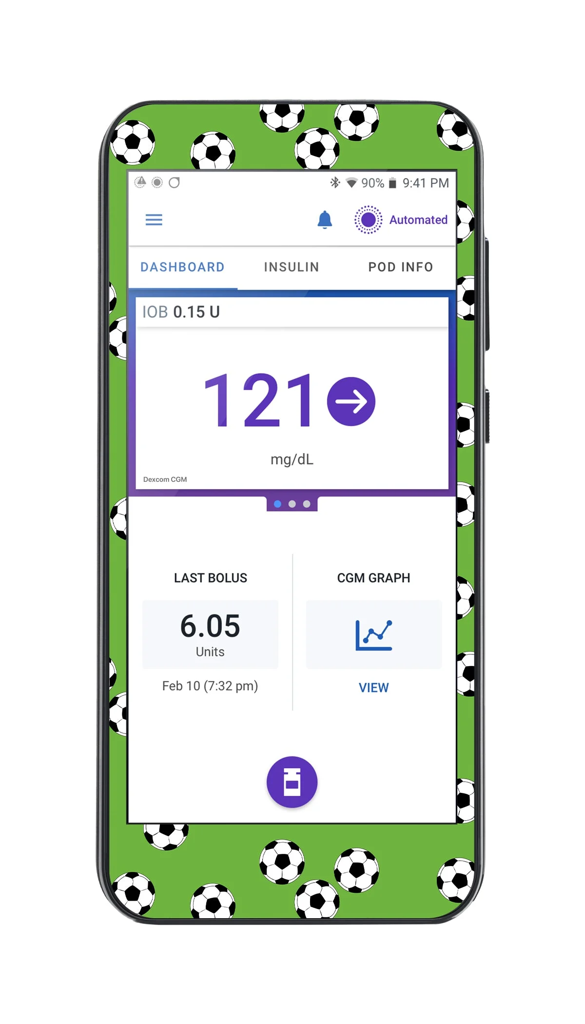 Kickoff Sticker for Omnipod5 Controller – Pump Peelz