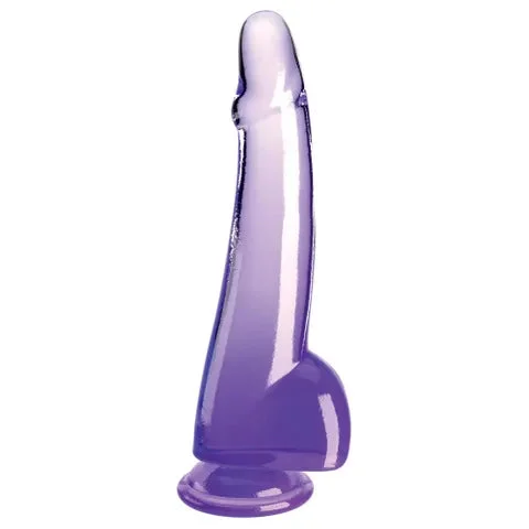 KING COCK CLEAR 10" CLEAR WITH BALLS