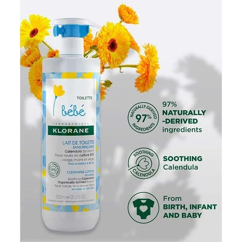 Klorane Baby Non-Rinse Cleansing Milk