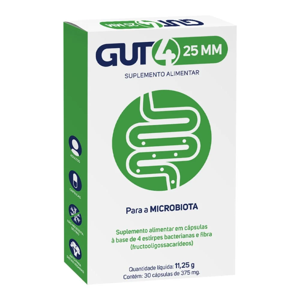 Laboratórios Vitória Gut 4 25 Mm Food Supplement