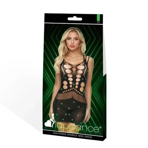 LAPDANCE SHATTERED SPARKLE MINI DRESS