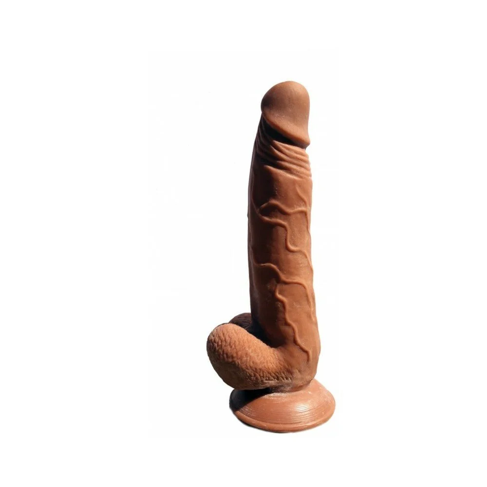 Latin Lover Guapo 9 Inches Dildo - Brown