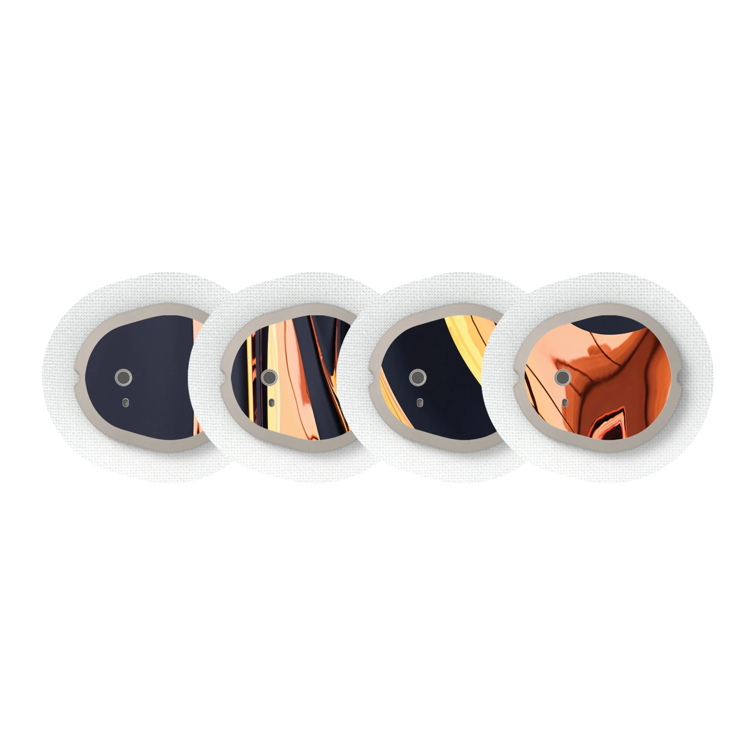 Lava Flow Sticker Designed for the DEXCOM G7 and Stelo Transmitter