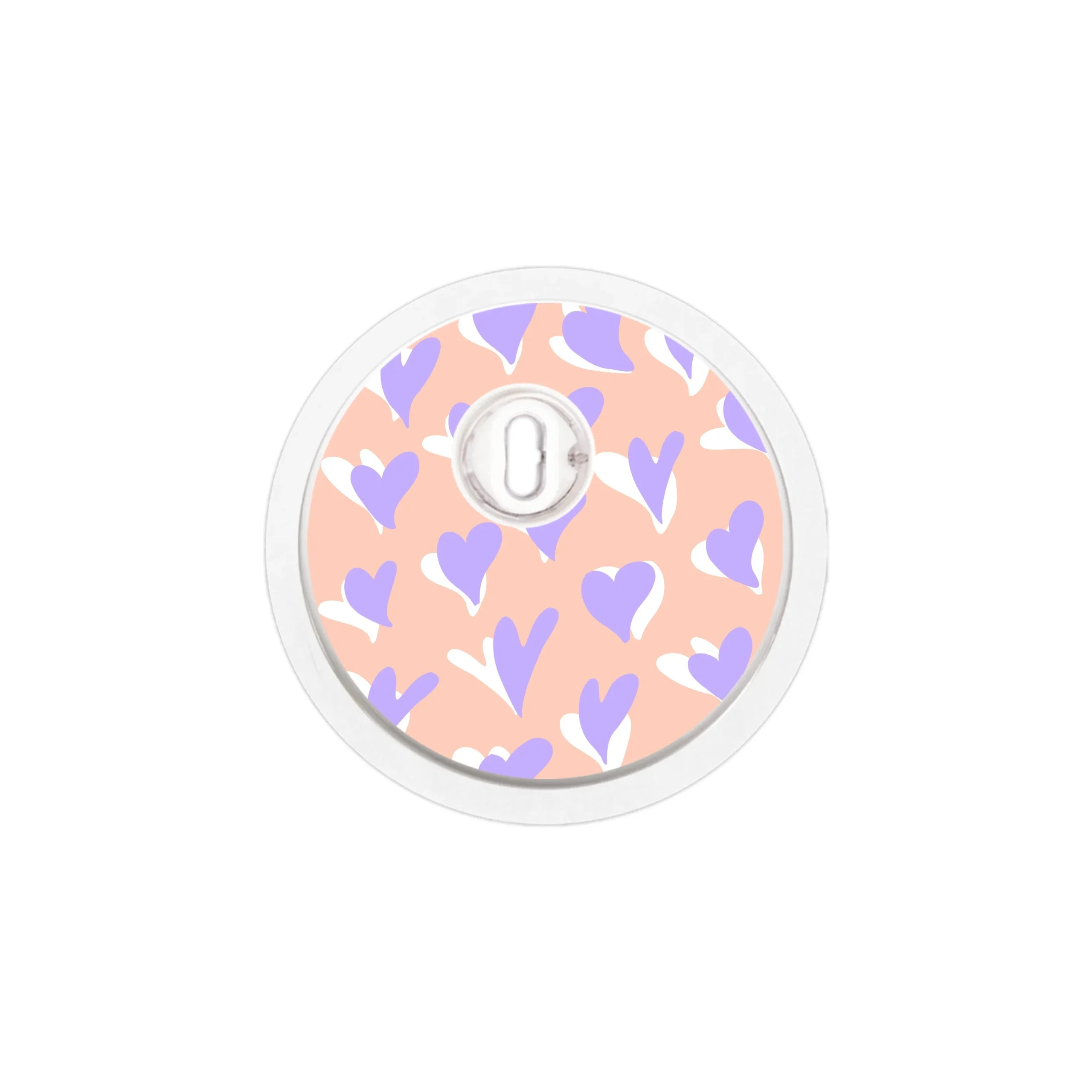 Lavender Love Sticker Designed for the FreeStyle Libre 3 Plus & LingoSensor