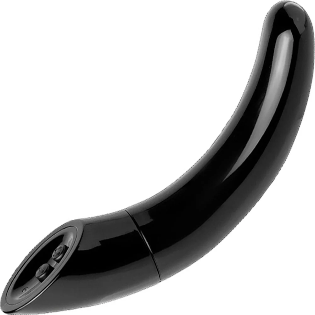 Le Reve Ergonomically Curved Waterproof G-Spot Vibrator, 7.5", Black
